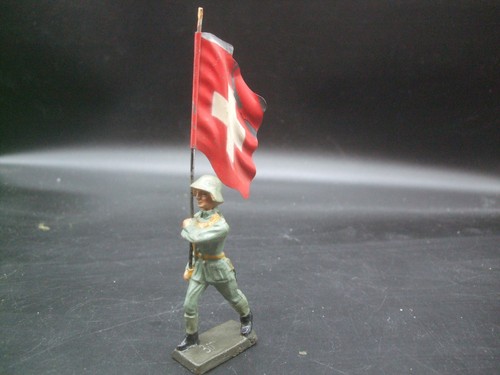 Lineol schweizer soldat - schweizer, fahne