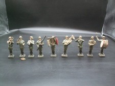 9 Lineol Soldaten Standmusiker