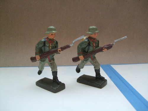 Lineol soldaten mit gewehr - soldaten,