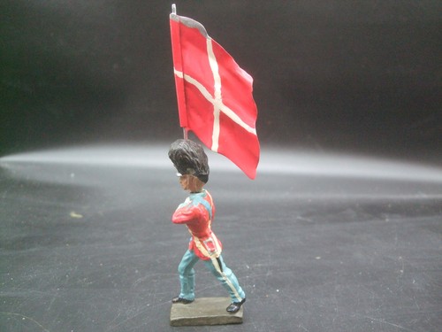 Lineol soldat däne - soldat, fahne