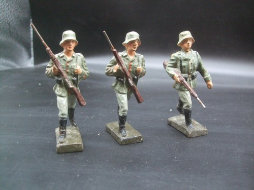 Lineol soldaten mit gewehr - 3,