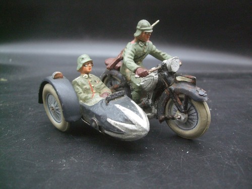 Lineol motorrad mit beiwagen - motorrad,