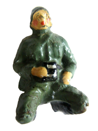 Massefigur soldat späher - massefigur,