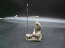 Lineol Soldat am Funkgerät