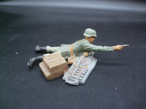 Elastolin soldat liegend - soldat,